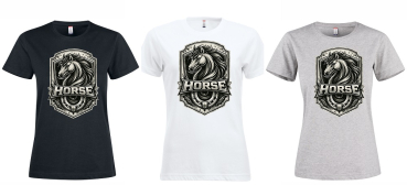 Pferde Shirt Premium Fashion-T Women